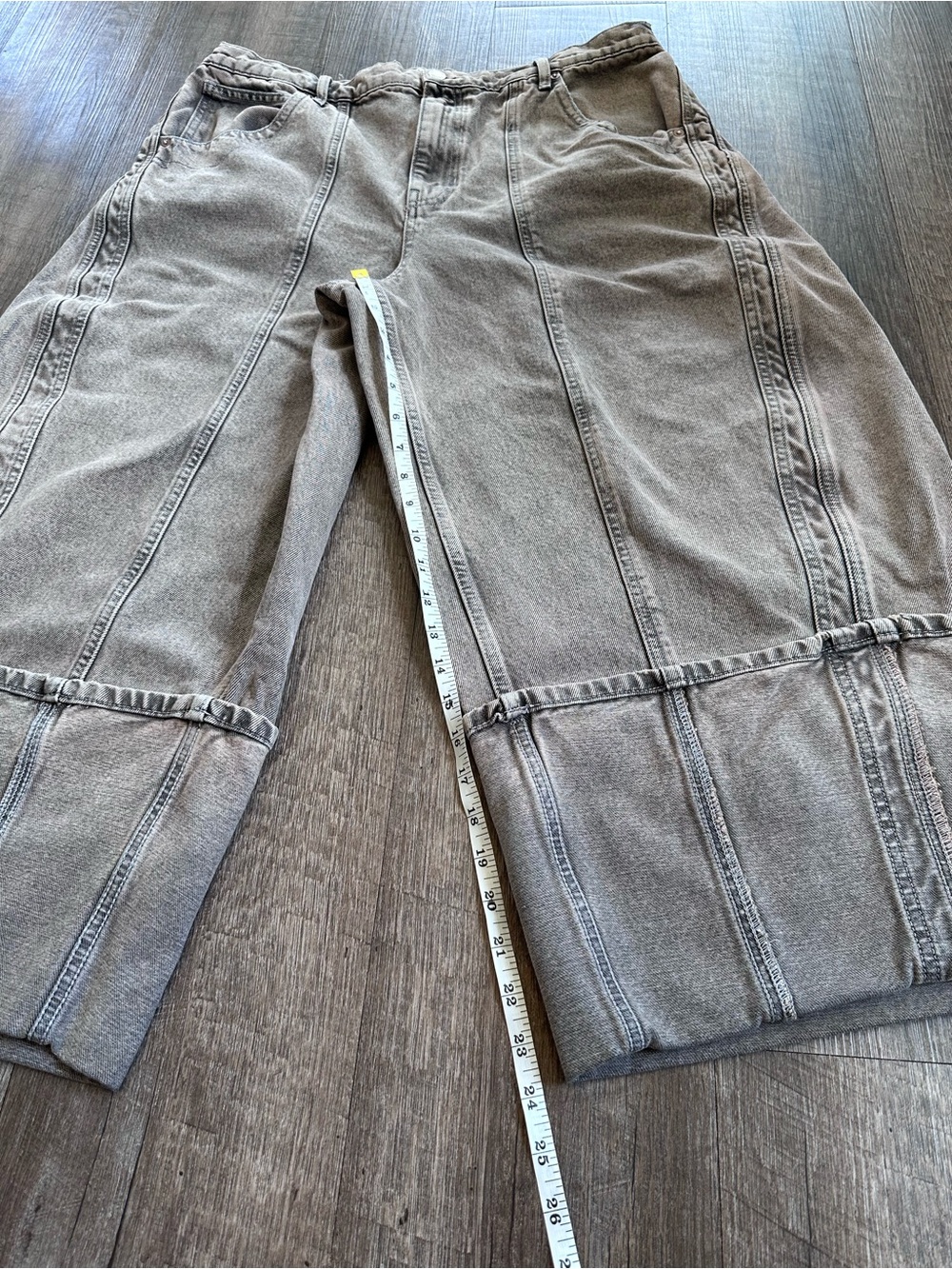 Free People Olsen Cuffed Barrel Size 33 NWT - Picture 10 of 13